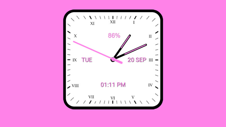 Analog Clock Square screenshot image 5_Popularmodapk.com