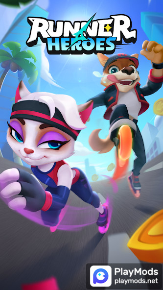 Runner Heroes: Endless Skating<span>(Unlimited Currency)</span> screenshot image 1_Popularmodapk.com
