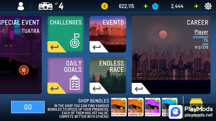 Shadow Racing: The Rise<span>(Unlimited Money)</span> screenshot image 1_Popularmodapk.com