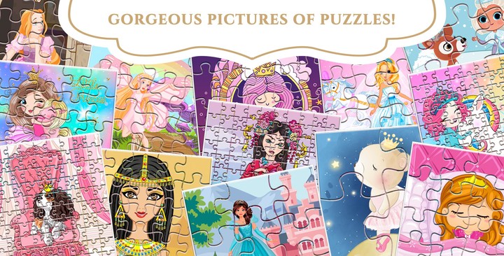 Princess Puzzle game for girls screenshot image 3_Popularmodapk.com