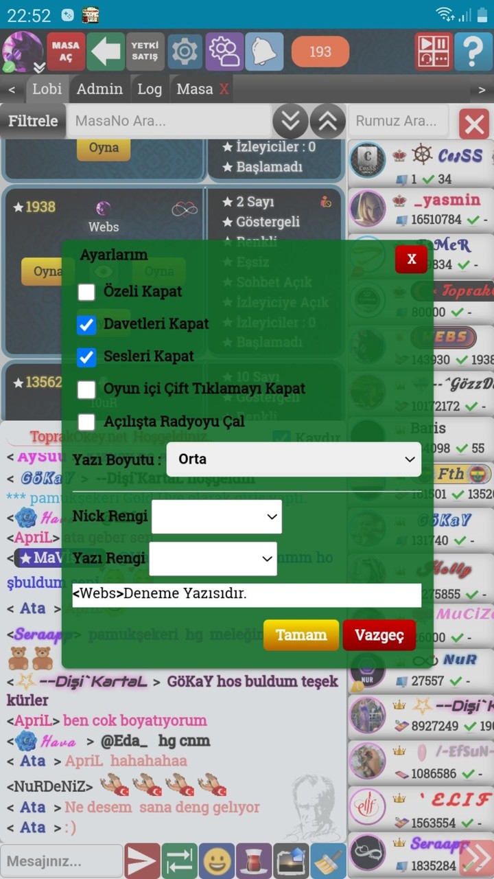 Okey Oyna Canlı Çanak Okey screenshot image 5_Popularmodapk.com