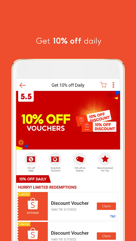 Shopee: Shop on 5.5 screenshot image 7_Popularmodapk.com