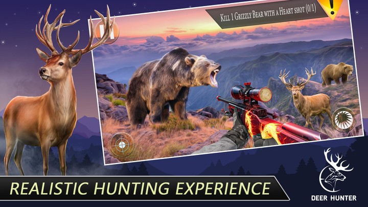 Wild Animal Deer Hunting Games screenshot image 3_Popularmodapk.com