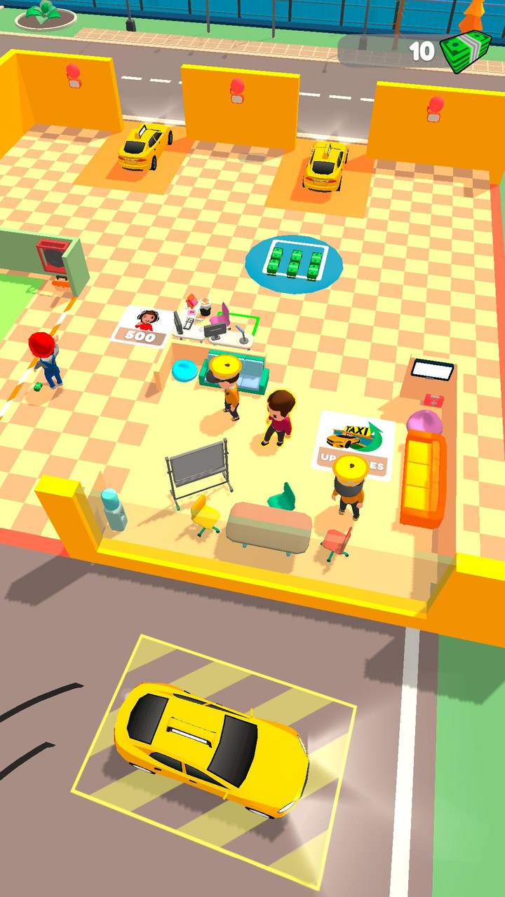 Taxi Business Idle screenshot image 1_Popularmodapk.com