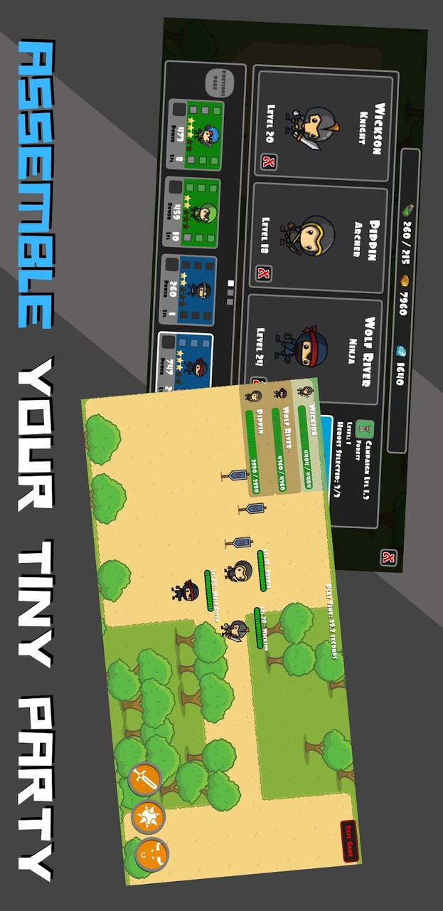 Spawnders - Tiny Hero RPG(No delay in skill release) screenshot image 9_Popularmodapk.com