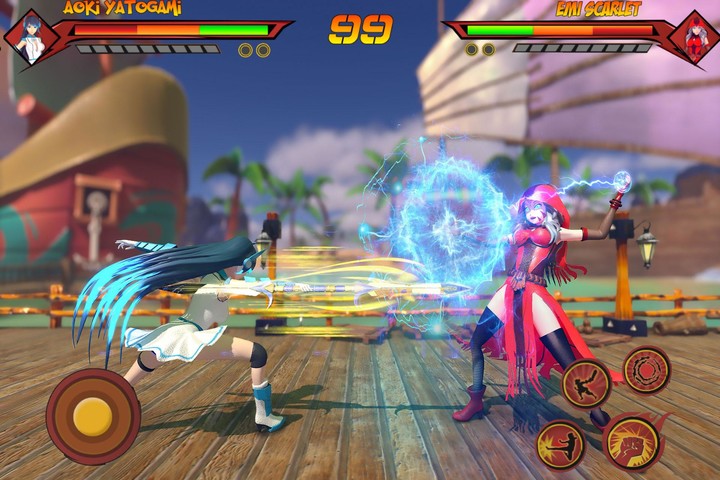 Anime Girl Battle Fighting RPG screenshot image 3_Popularmodapk.com
