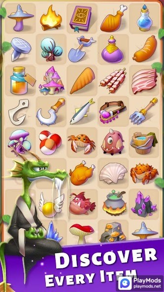 Myst Merge - Elf & Dargon<span>(Free purchase)</span> screenshot image 1_Popularmodapk.com