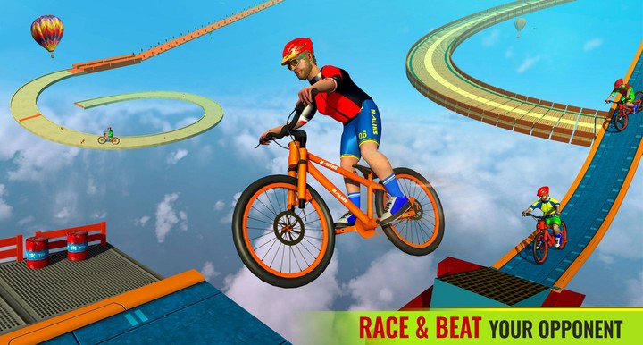 BMX Cycle Racing Stunts 3D screenshot image 3_Popularmodapk.com