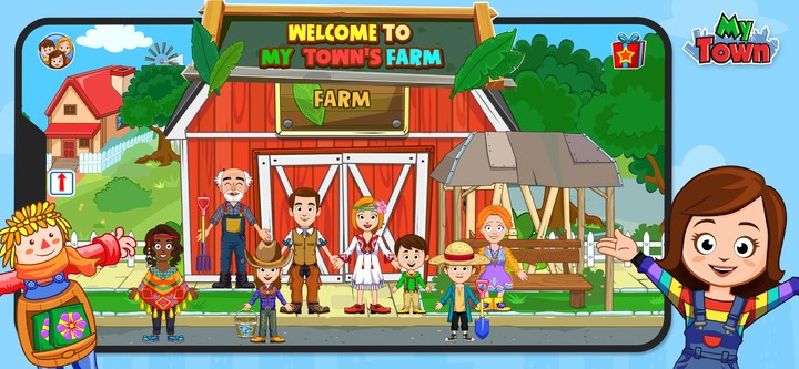 My Town Farm Animal game screenshot image 1_Popularmodapk.com