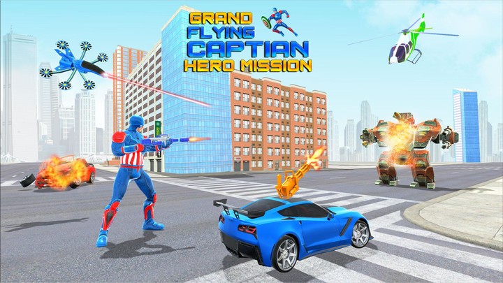 Grand Captain Superhero Rescue screenshot image 2_Popularmodapk.com