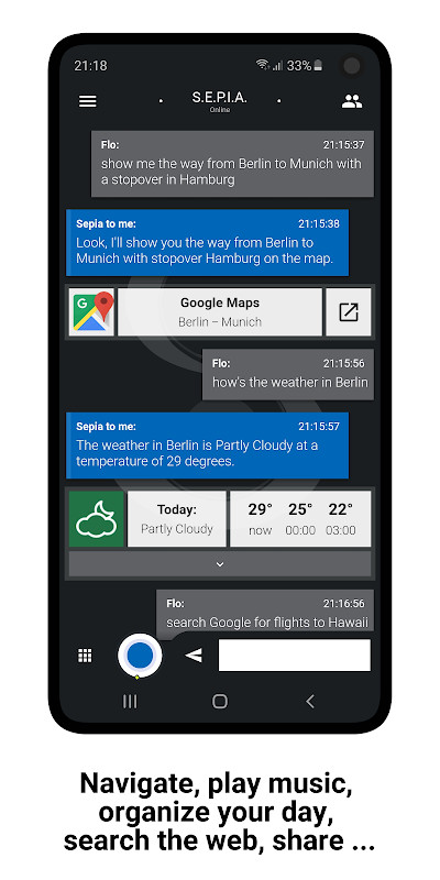 S.E.P.I.A. - Open Assistant screenshot image 3_Popularmodapk.com