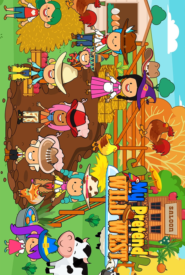 My Pretend Wild West - Cowboy & Cowgirl Kids Games(No Ads) screenshot image 26_Popularmodapk.com