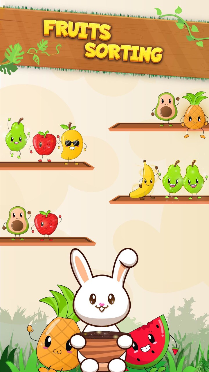 Fruit Sort: Color Puzzle Games screenshot image 3_Popularmodapk.com