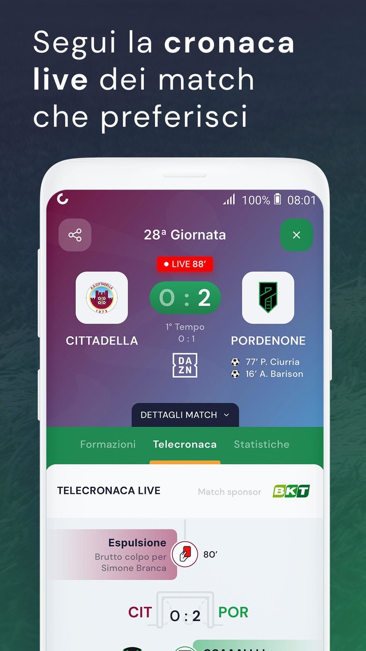 Lega B - App ufficiale screenshot image 3_Popularmodapk.com