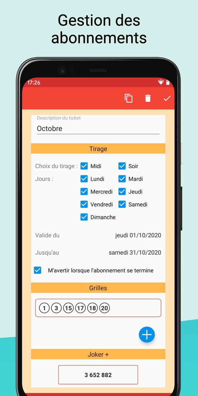 Results for french Keno screenshot image 4_Popularmodapk.com