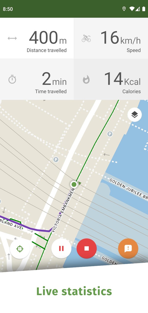 Geovelo - Bike GPS & Stats screenshot image 3_Popularmodapk.com
