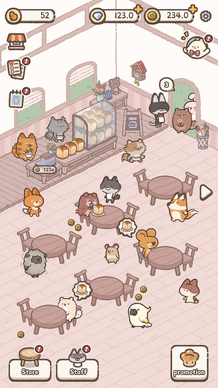 Meow Bakery<span>(free download)</span> screenshot image 2_Popularmodapk.com