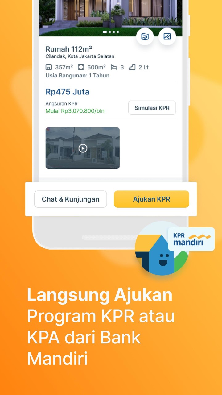 Rumah Idamanku - Cari Properti Mandiri KPR screenshot image 3_Popularmodapk.com