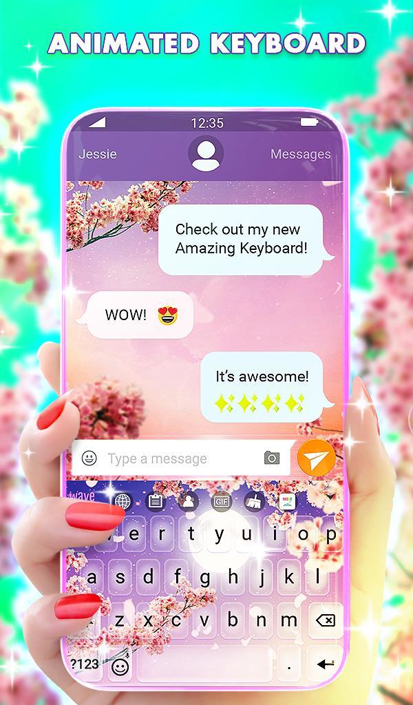 Sakura Live Wallpaper Theme screenshot image 4_Popularmodapk.com