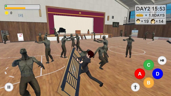 Zombie School Simulator screenshot image 13_Popularmodapk.com