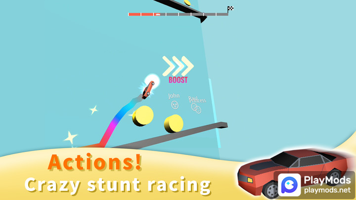 Tear Tower: Stunt Car Infinite<span>(Unlimited Money)</span> screenshot image 1_Popularmodapk.com