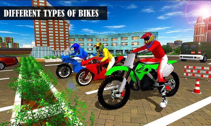Bike Parking Motorcycle Racing screenshot image 2_Popularmodapk.com