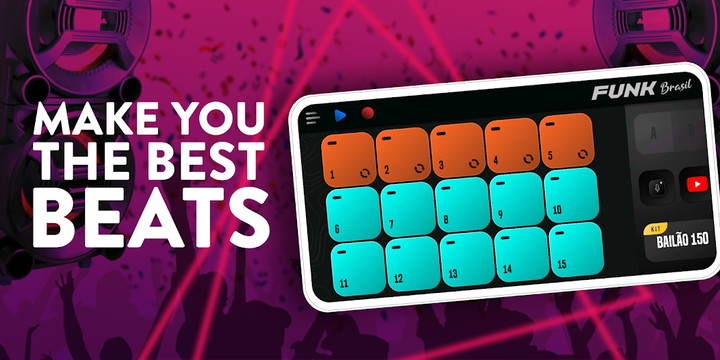 Funk Brasil: drum pads<span>(Unlocked)</span> screenshot image 4_Popularmodapk.com