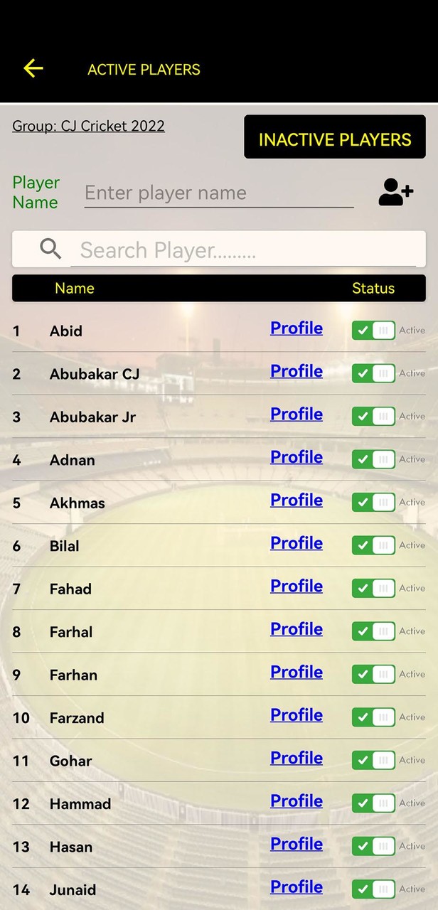 Cricket Scorer Stats screenshot image 8_Popularmodapk.com
