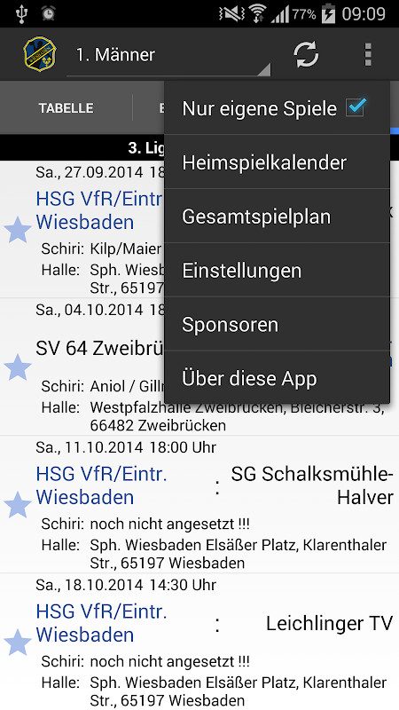 HSG VfR/Eintracht Wiesbaden screenshot image 2_Popularmodapk.com