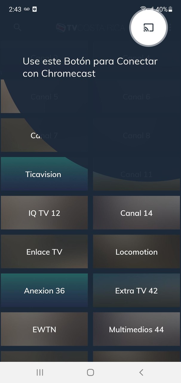 TV Costa Rica Simple screenshot image 2_Popularmodapk.com