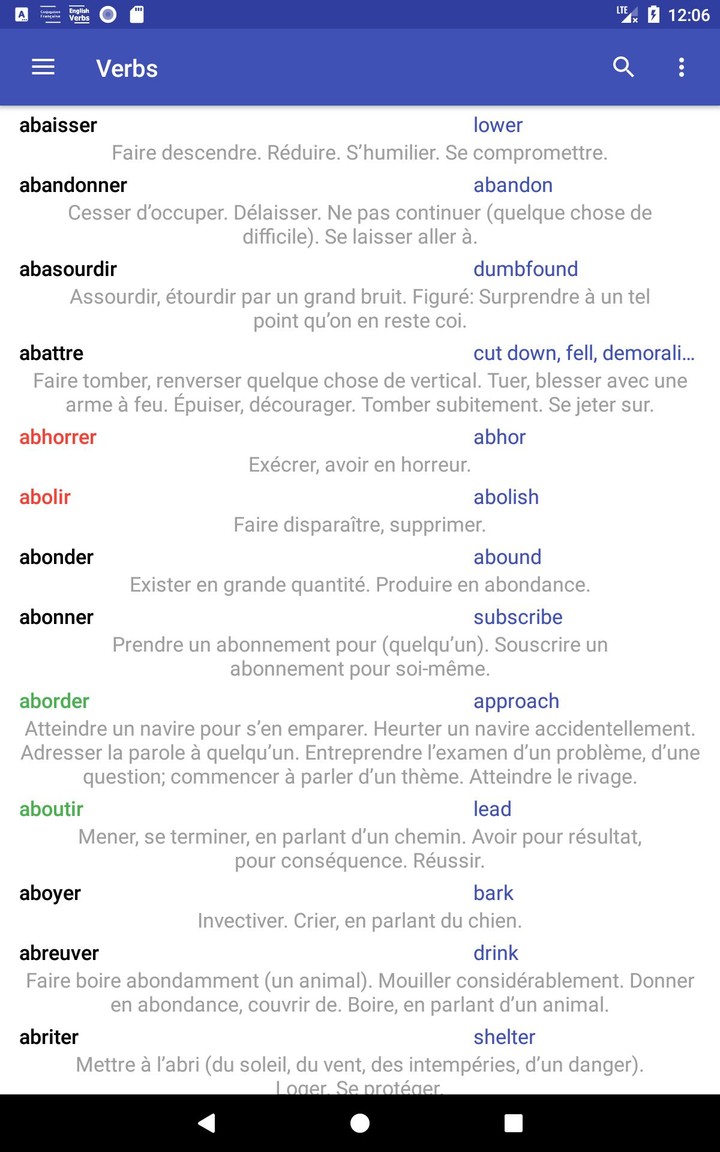Conjugaison Française screenshot image 9_Popularmodapk.com