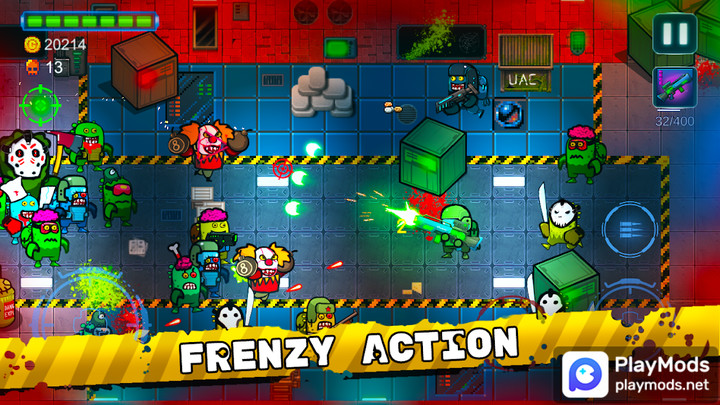 Space Zombie Shooter screenshot image 3_Popularmodapk.com