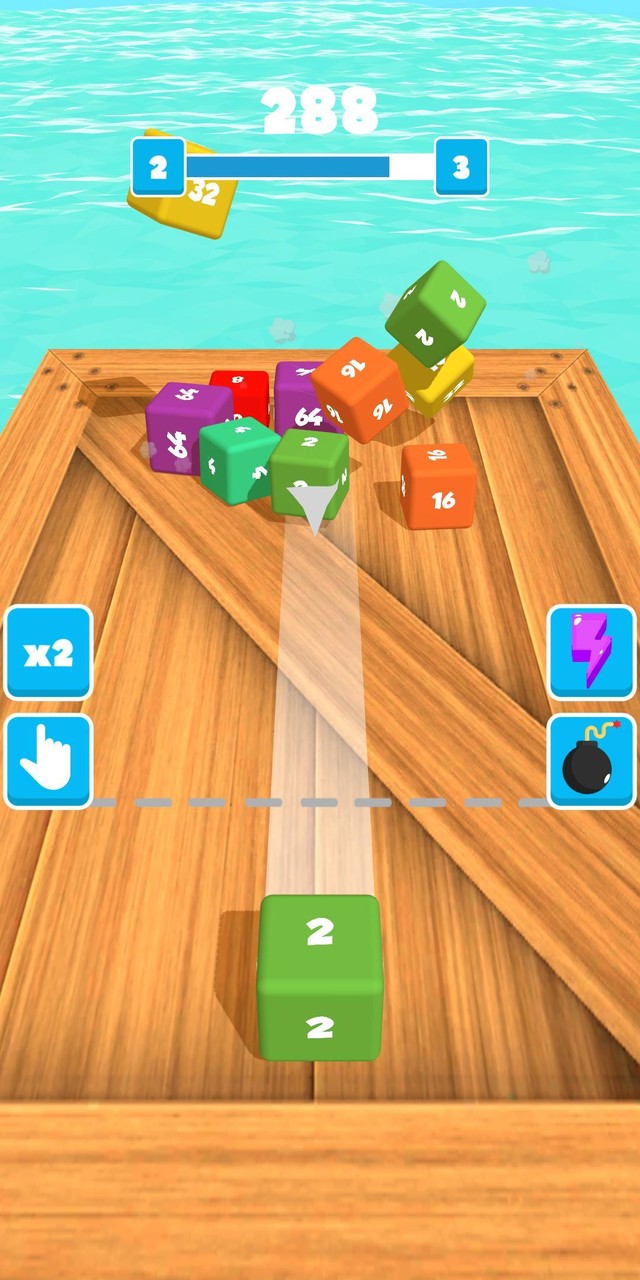 Cubic Smash: Cube Merge Up Hit screenshot image 2_Popularmodapk.com