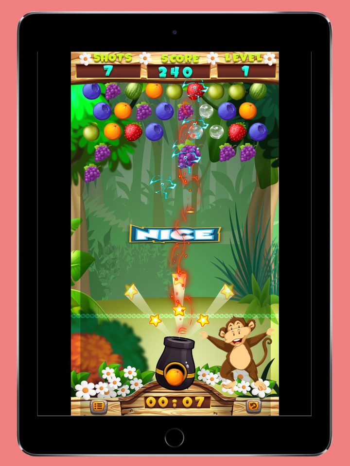 Fruits Shooter Pop screenshot image 2_Popularmodapk.com