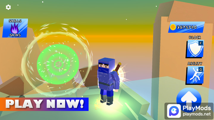 Blade Ball: Dodgeball Offline<span>(No Ads)</span> screenshot image 1_Popularmodapk.com