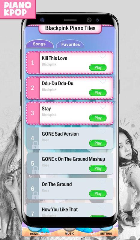 BLACK PINK Magic Tiles 2022 screenshot image 3_Popularmodapk.com