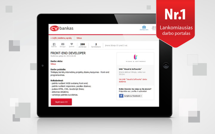 CVBankas.lt screenshot image 1_Popularmodapk.com