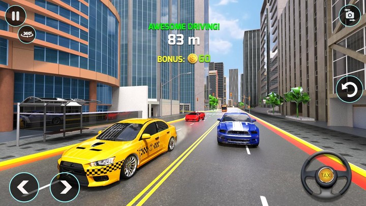 Taxi Driving School: Car Games screenshot image 3_Popularmodapk.com