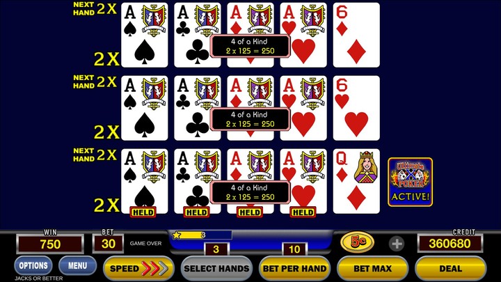 Ultimate X Poker™ Video Poker screenshot image 2_Popularmodapk.com