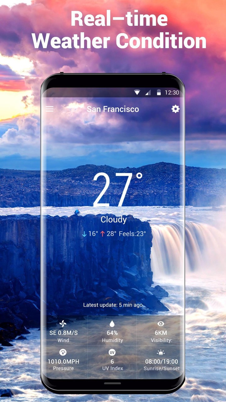 World weather widget&Forecast screenshot image 4_Popularmodapk.com