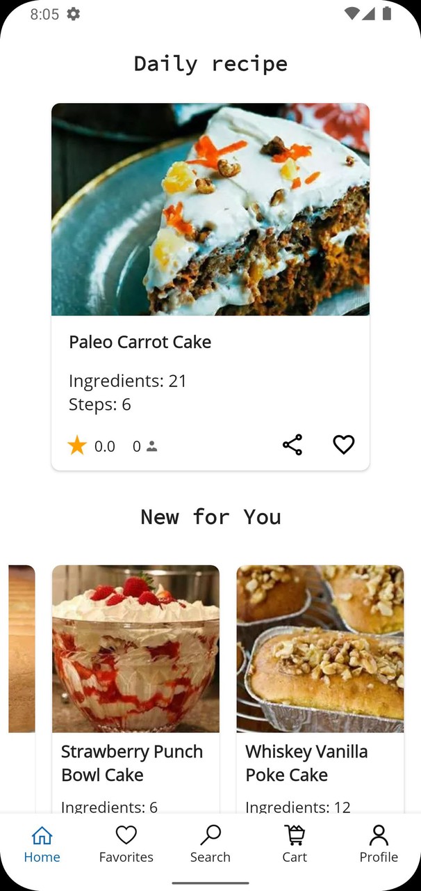 Cake and Baking Recipes screenshot image 1_Popularmodapk.com