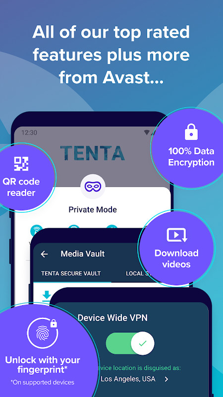 Tenta Private VPN Browser screenshot image 2_Popularmodapk.com