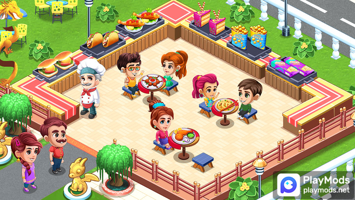 Cooking Restaurant Kitchen<span>(Unlimited gold)</span> screenshot image 4_Popularmodapk.com