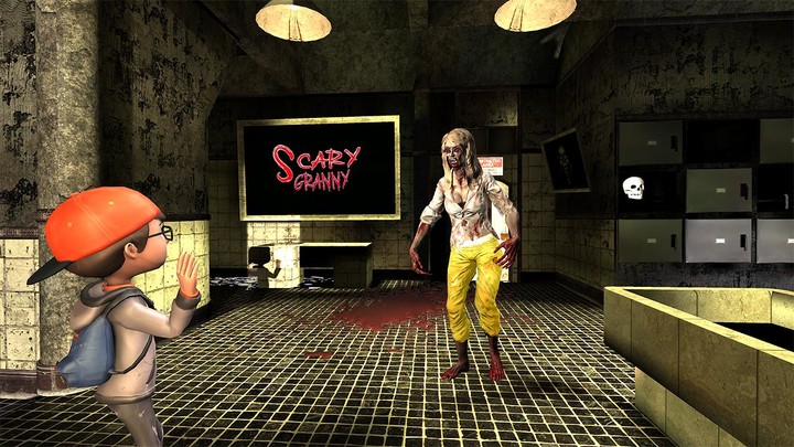 Scary Granny Horror Teacher 3D screenshot image 1_Popularmodapk.com