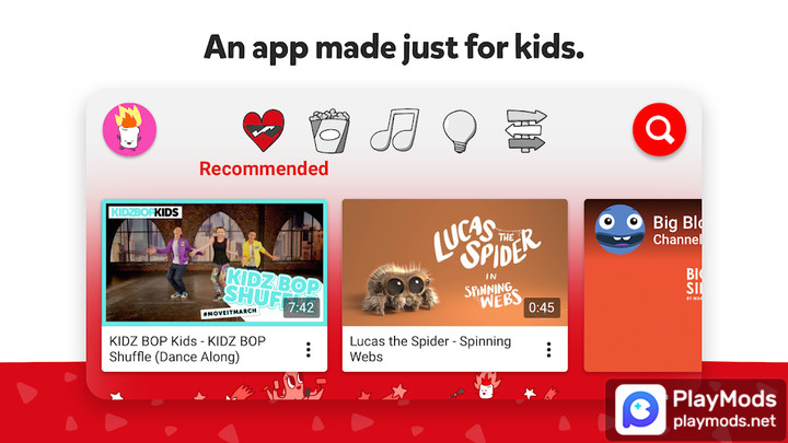 YouTube Kids<span>(AD Free)</span> screenshot image 1_Popularmodapk.com