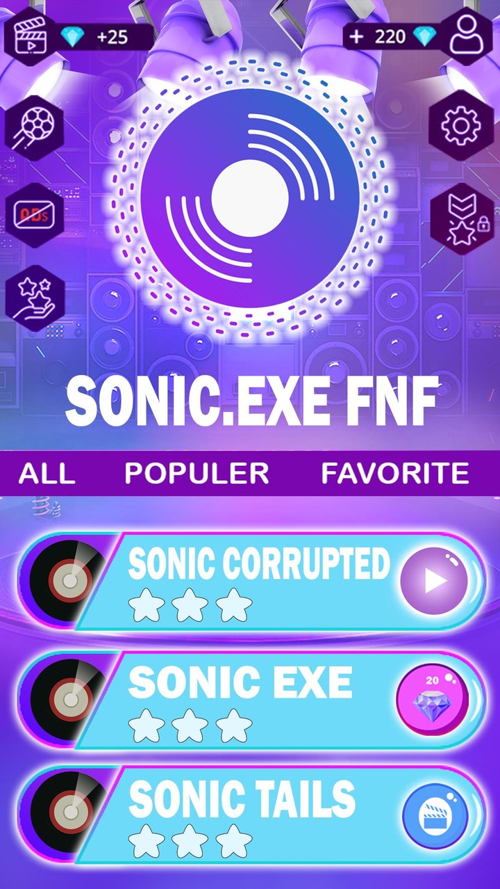 Sonik.EXE FnF Tiles Hop screenshot image 4_Popularmodapk.com