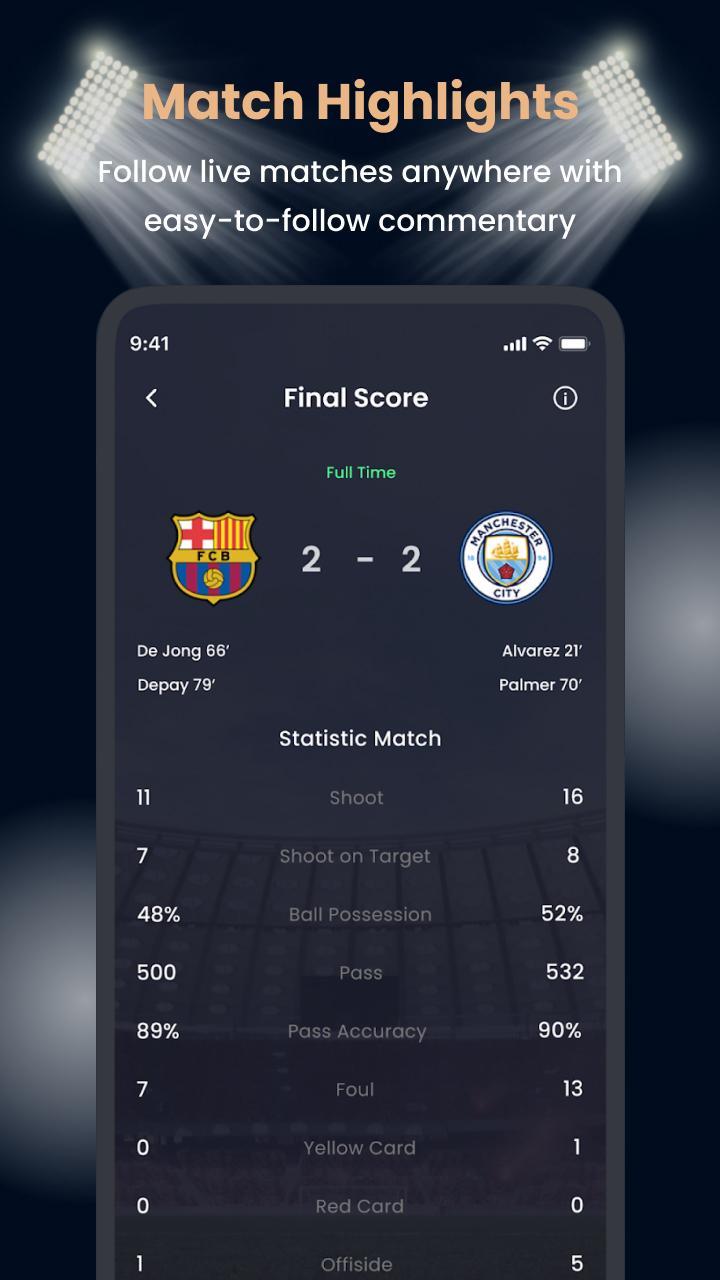 Football - Live Sports Scores screenshot image 7_Popularmodapk.com