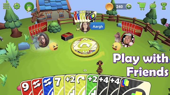 Crazy Eights 3D screenshot image 2_Popularmodapk.com