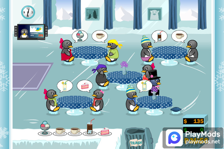 Penguin Diner 2: My Restaurant<span>(Speed Hack)</span> screenshot image 1_Popularmodapk.com
