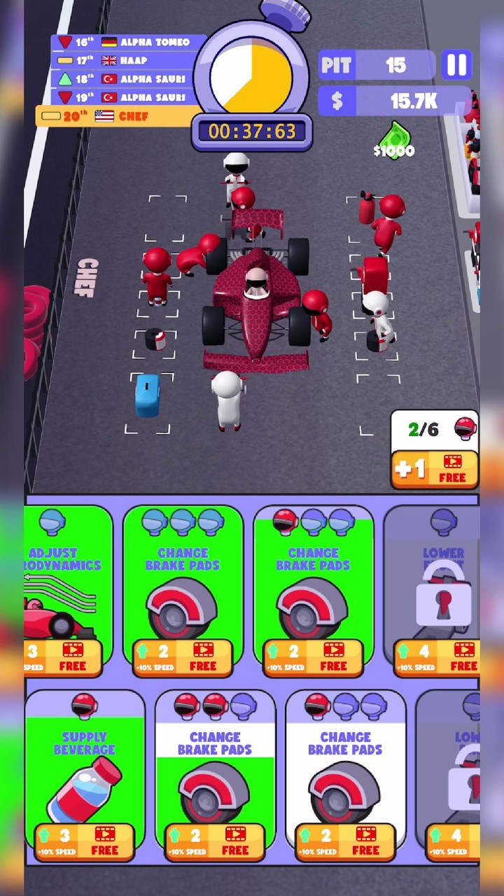 Pit Stop Idle screenshot image 2_Popularmodapk.com
